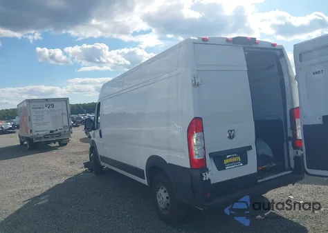 2021 Ram Promaster 2500 High Roof 159 Wb from USA, damaged, VIN 3C6LRVDG3ME508474